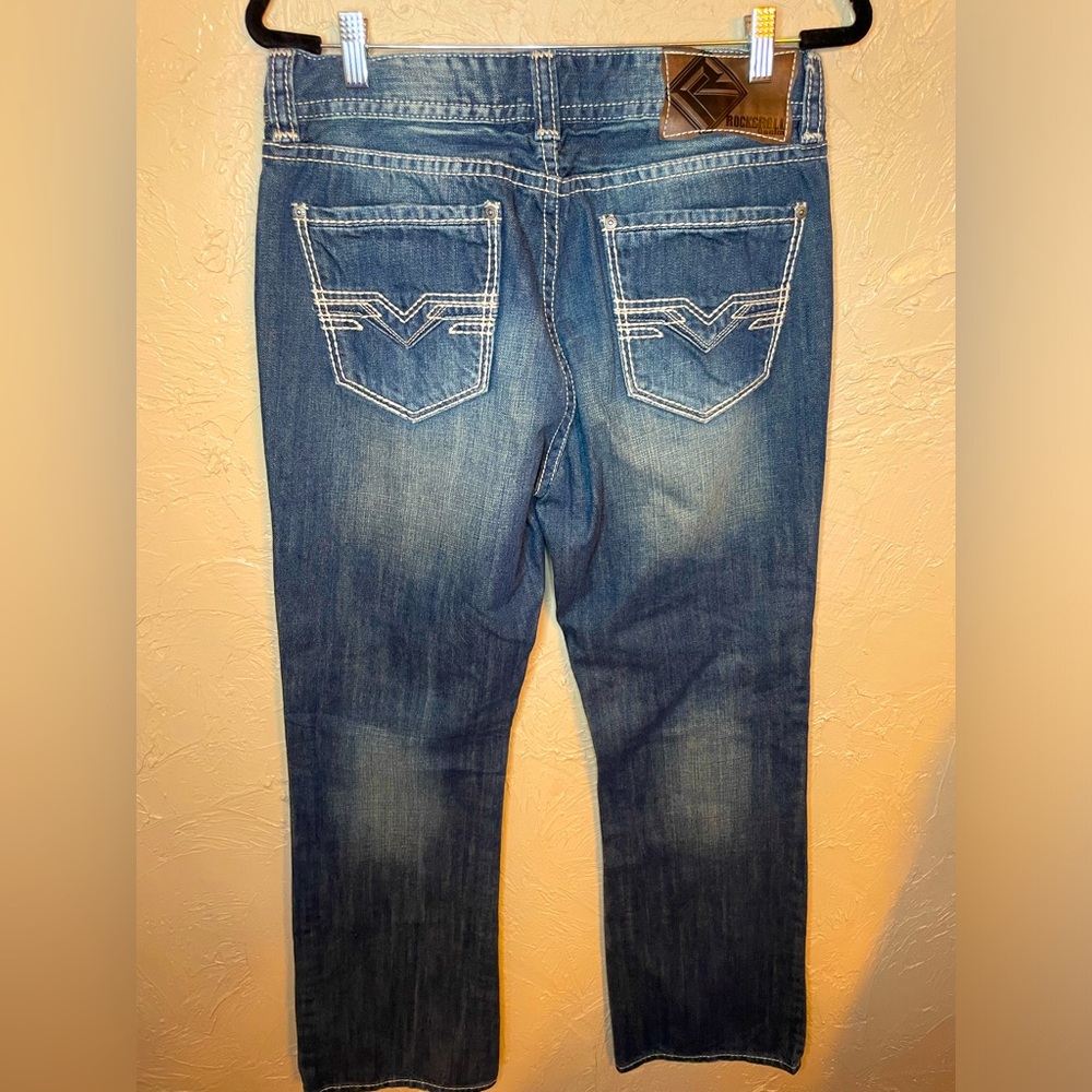 Men's Straight Jeans in Blue